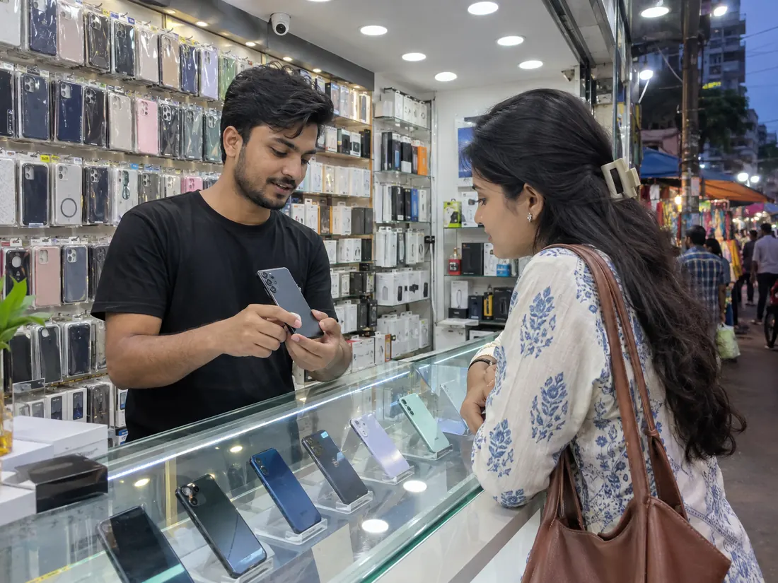 Inside Sen Mobiles, Gariahat